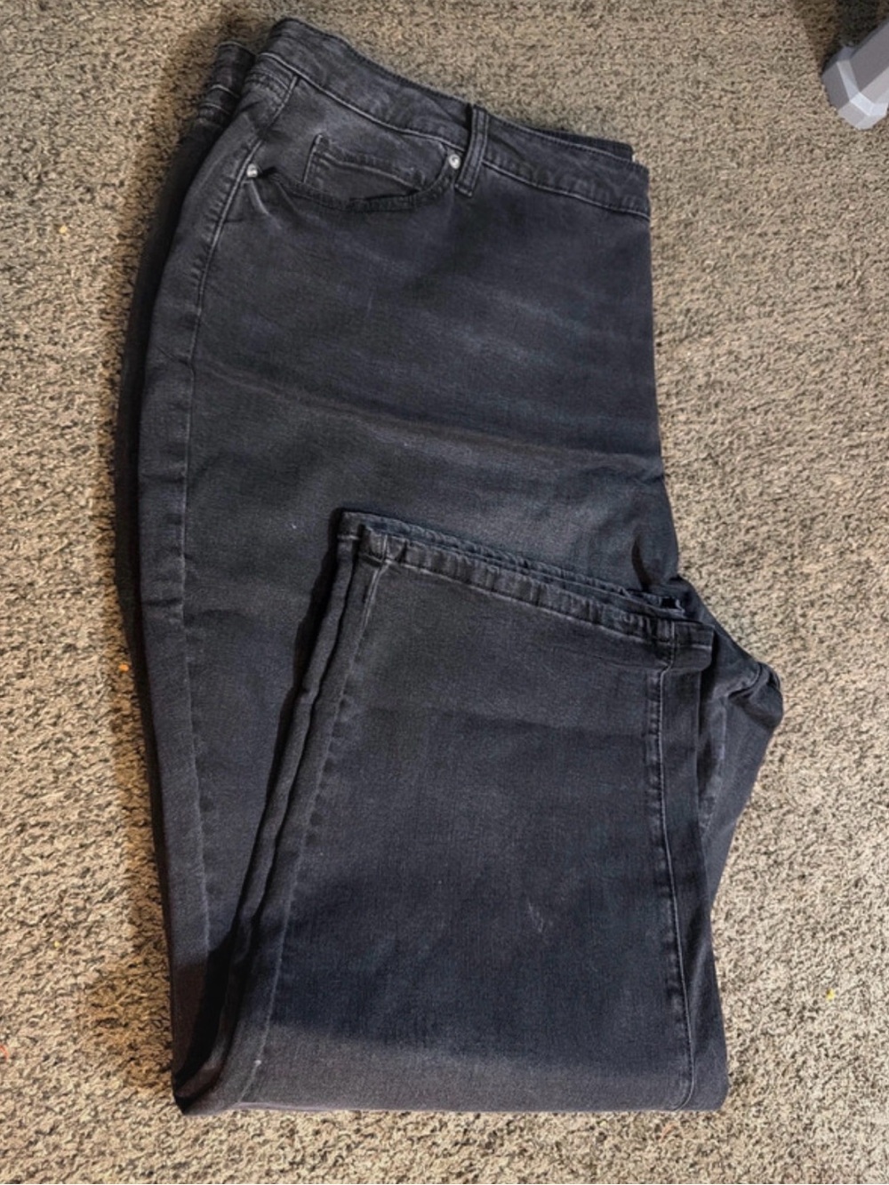 Sonoma High Rise Straight Leg Jeans Women’s 30W Black NWT Plus Size